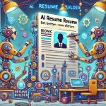 AI Resume Creating Robots working on a resume